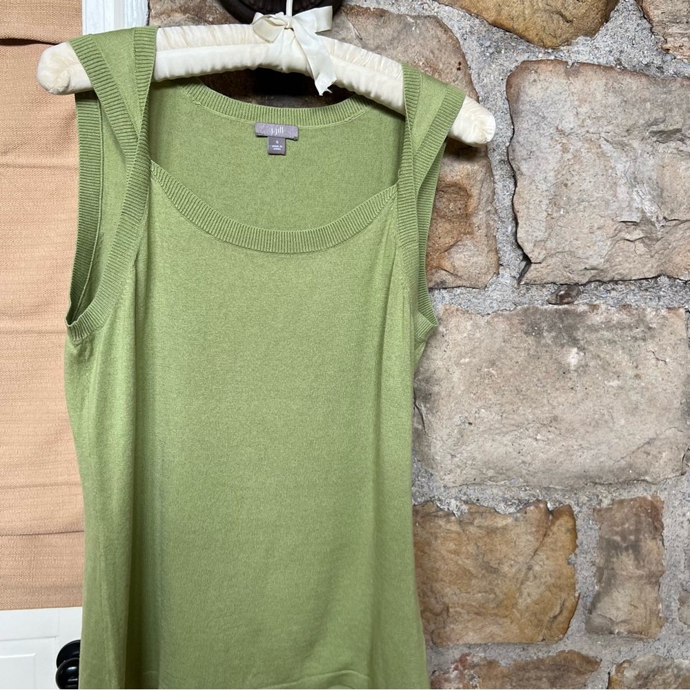 Green Sleeveless Top by J. Jill